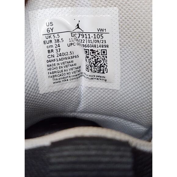 Nike Air Jordan Jumpman Pro Strong GS 6Y White off Noir Blue Tint DC7911-105 - Picture 9 of 10